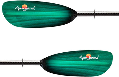 AQUA BOUND Tango Fiberglass Straight Shaft Kayak Padde-GreenTide-235cm - Gear For Adventure