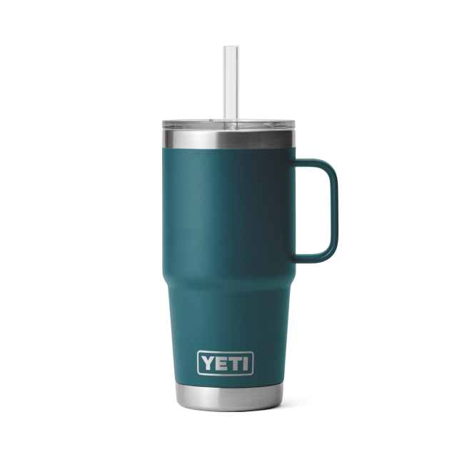 Yeti Rambler 25 Oz Straw Mug Agave Teal