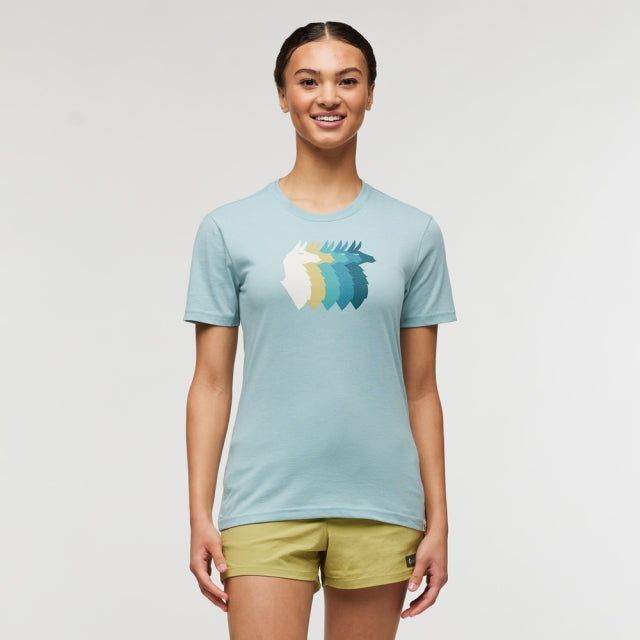 Cotopaxi Llama Sequence Organic T-shirt Sea Spray