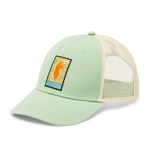 Cotopaxi Llama Map Trucker Hat Aspen