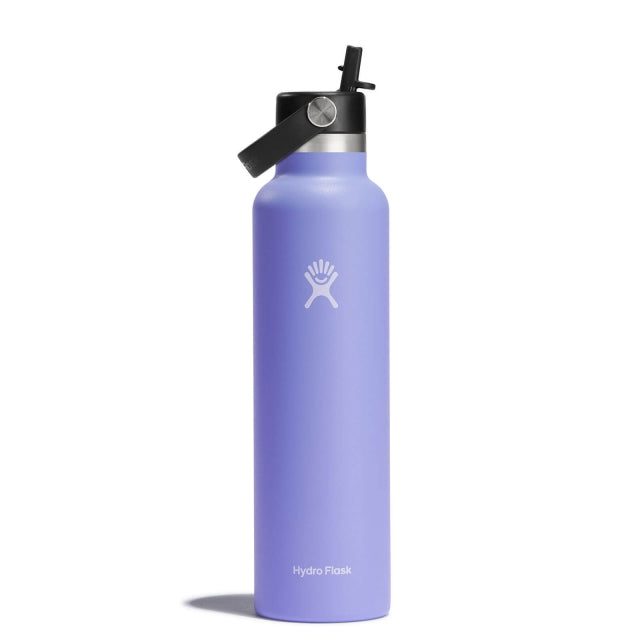 Hydro Flask 24 Oz Standard Mouth W/ Flex Straw Cap - Snapper Lupine