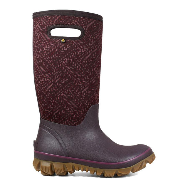 BOGS FOOTWEAR Bogs Women's Whiteout Fleck Winter Boots Grape/Raisin -D
