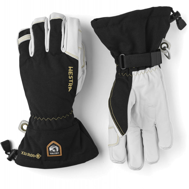 Hestra Army Leather Gore-tex - 5 Finger Black