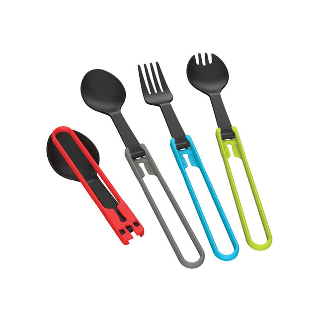 Msr Folding Utensils 4-pack Red/Gray