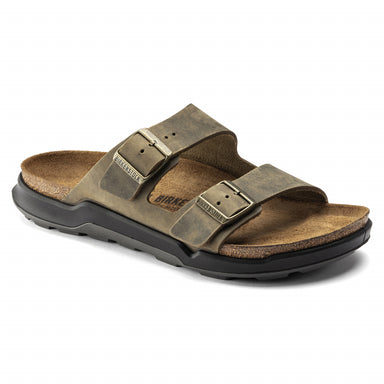 Birkenstock Arizona Rugged Oiled Leather Faded Khaki