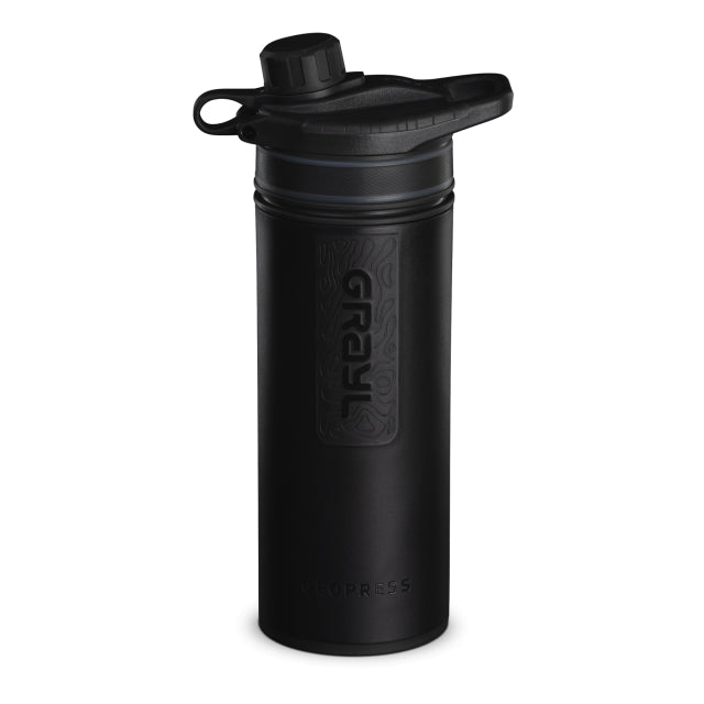 Grayl Geopress Purifier Bottle Covert Black