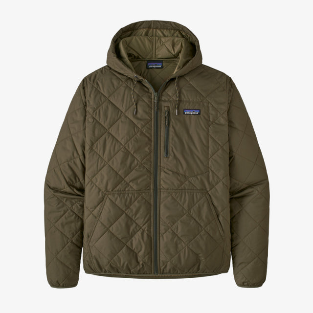 Patagonia Diamond Quilted Bomber Hoody Basin Green