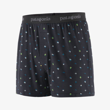 Patagonia Essential Boxers Glasspine Micro: Ink Black