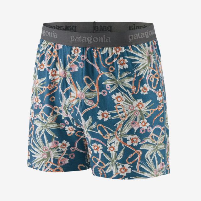 Patagonia Essential Boxers Dirt Bags Multi: Abalone Blue