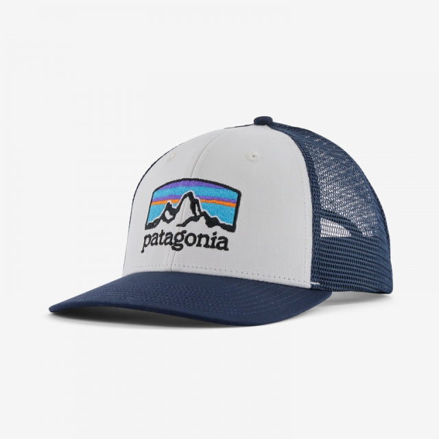 Patagonia Fitz Roy Horizons Trucker Hat White w/New Navy