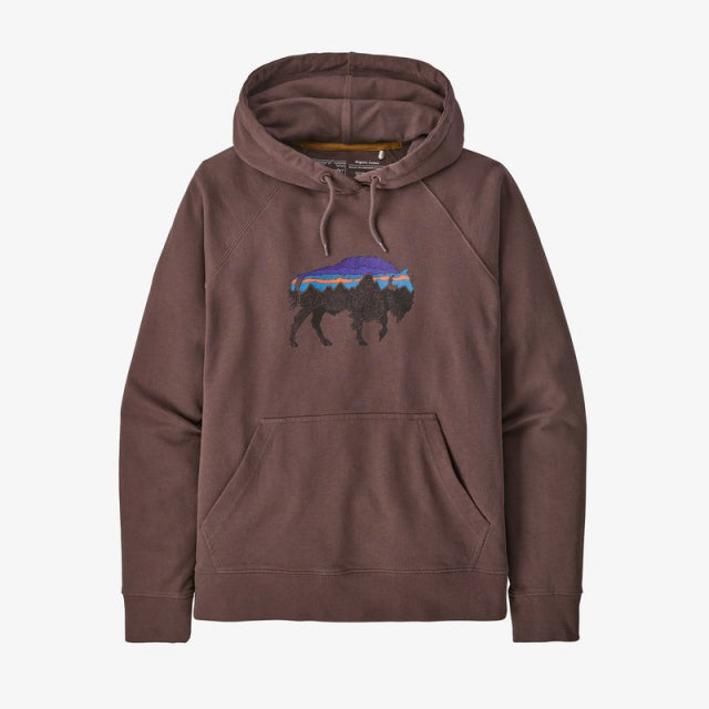 Patagonia Back For Good Organic Hoody Ink Black w/Bison