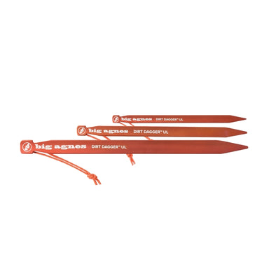 Big Agnes Dirt Dagger Ul 6"tent Stake:bulk Pack Of 30 Orange