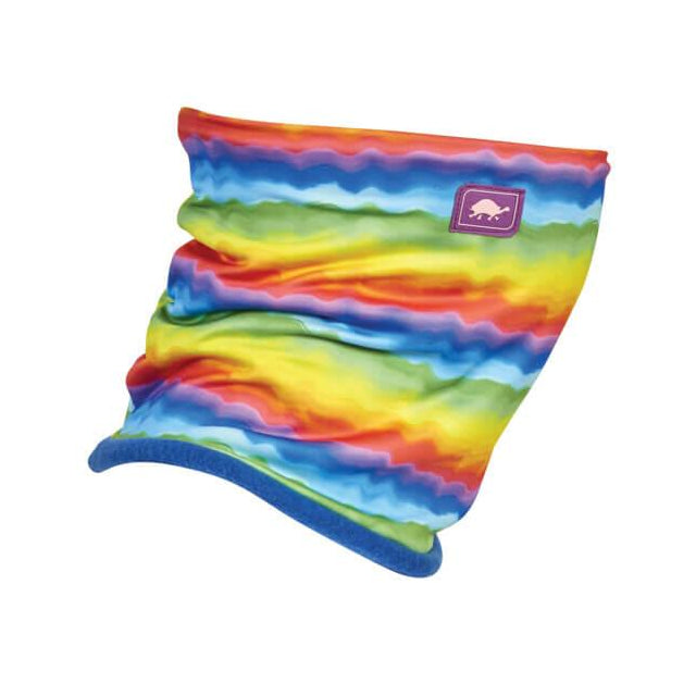 Turtle Fur Comfort Shell Neckula Lined With Original Turtle Fur Fleece - Print Rainbow