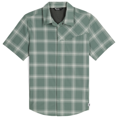 Outdoor Research Astroman Short Sleeve Sun Shirt Balsam Plaid