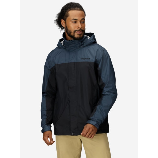 Marmot Precip Eco Rain Jacket Black/Thunderhead