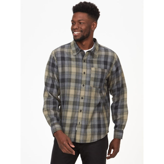 Marmot Fairfax Novelty Lightweight Flannel Shirt Black