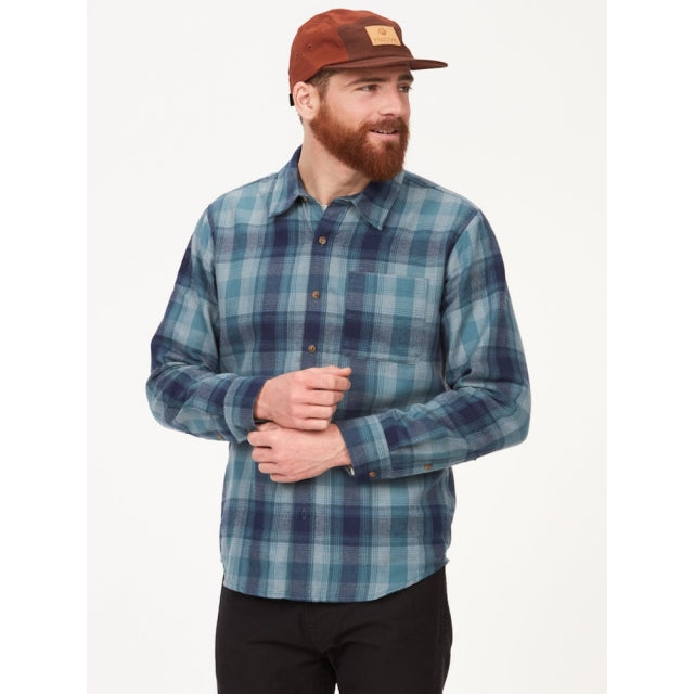 Marmot Fairfax Novelty Lightweight Flannel Shirt Arctic Navy
