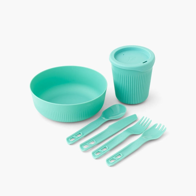 Sea To Summit Passage Dinnerware Set - [6 Piece] Aqua Sea