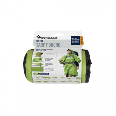 Sea To Summit Nylon Tarp Poncho Apple Green
