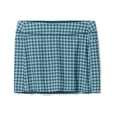 Smartwool Active Lined Skirt Twilight Gingham Print