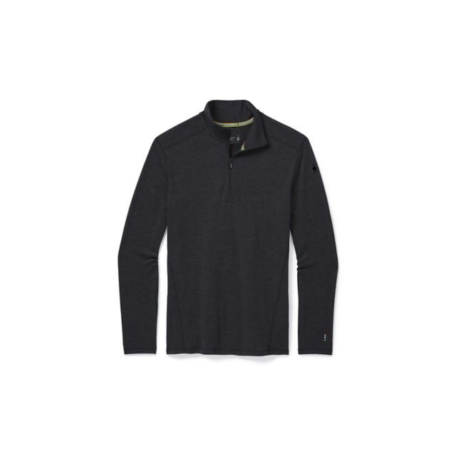 Smartwool Classic Thermal Merino Base Layer 1/4 Zip Charcoal Heather