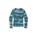 Smartwool Classic Thermal Merino Base Layer Crew Twilight Blue Mtn Scape