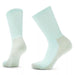 Smartwool Womens Hike Classic Edition Light Cushion Crew Socks Bleached Aqua