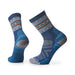 Smartwool Hike Light Cushion Spiked Stripe Crew Socks Alpine Blue