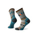 Smartwool Hike Light Cushion Under The Stars Crew Socks Lunar Gray Heather