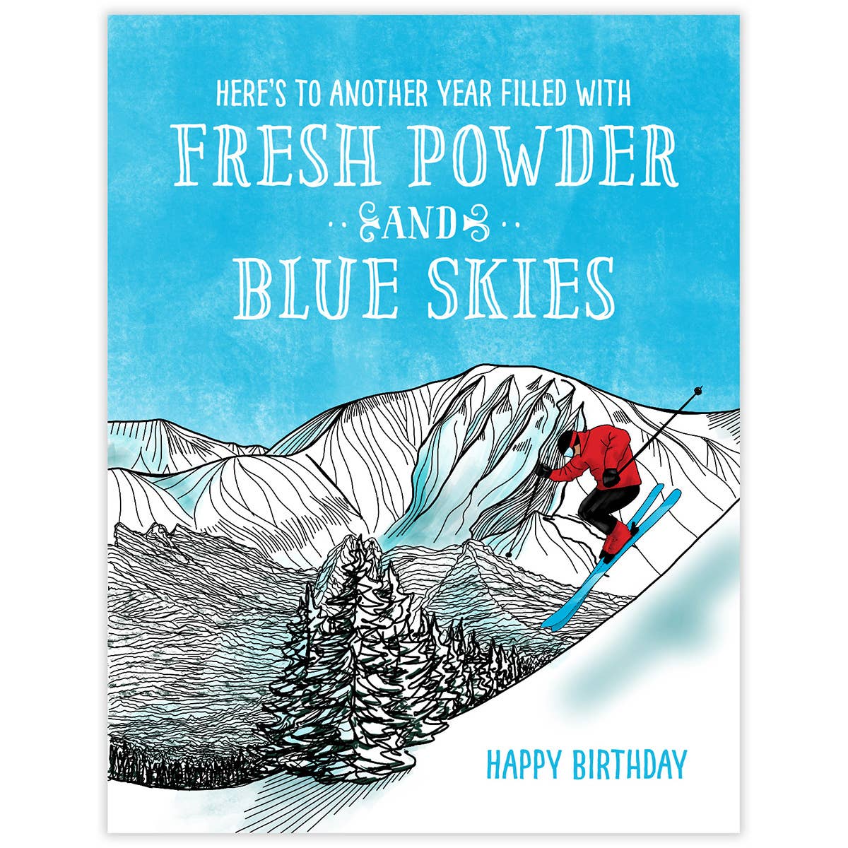 Waterknot Gift Card Fresh Powder Birthday