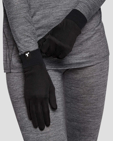 Terramar Thermasilk Accessories 1.0 Silk/spandex Glove Liner Black