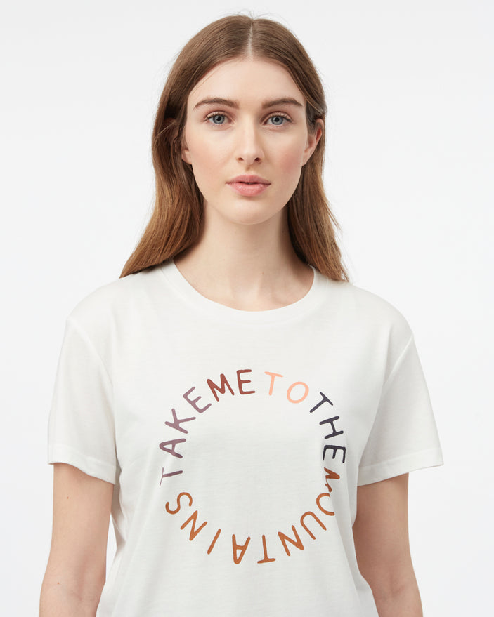 Tentree Women's To the Mountains Tee Shirt -D - Gear For Adventure