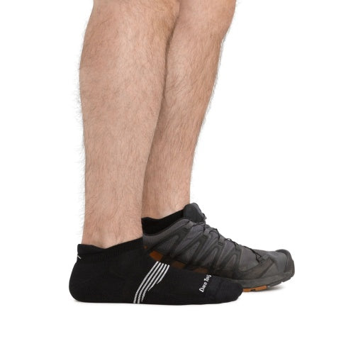 Darn Tough 1101 Men's Element No Show Tab Light Cushion Black XL - D - Gear For Adventure