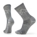 Smartwool Hike Classic Edition Light Cushion Mountain Pattern Crew Socks Black