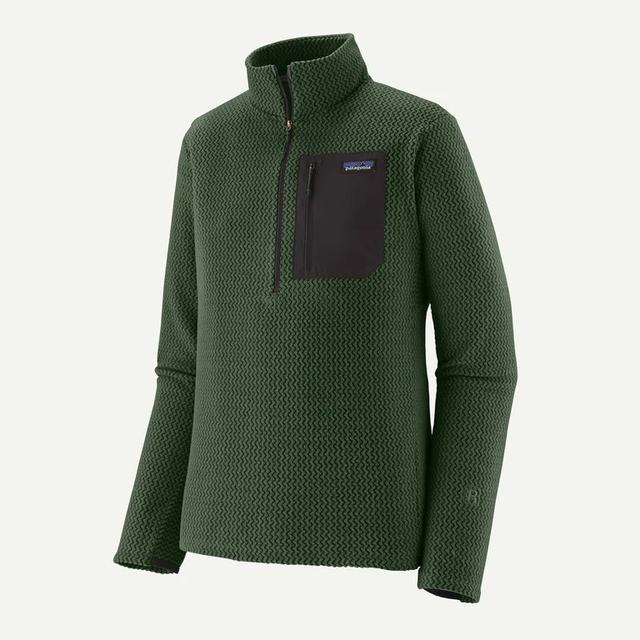 Patagonia R1 Air Zip Treeline Green