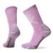 Smartwool Hike Classic Edition Light Cushion Leaf Pattern Crew Socks Meadow Mauve