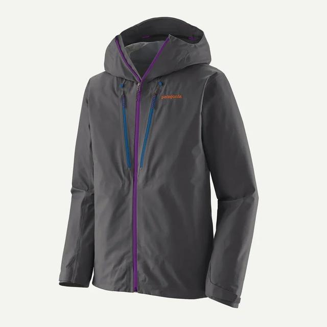 Patagonia Triolet Jacket Forge Grey w/P6 Blue