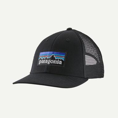 Patagonia P-6 Logo Lopro Trucker Hat Black