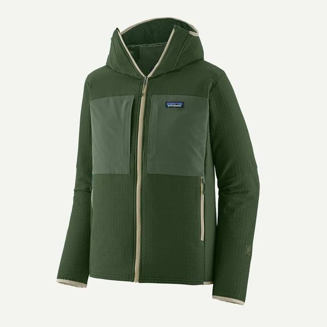 Patagonia R2 Techface Hoody Treeline Green