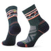 Smartwool Hike Light Cushion Zig Zag Valley Mid Crew Socks Twilight Blue