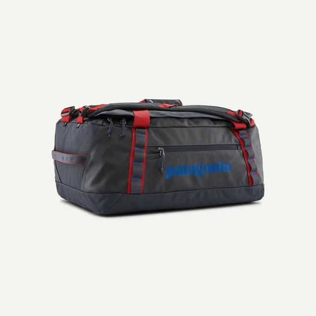 Patagonia Black Hole Duffel 40l Smolder Blue w/Amanita Red
