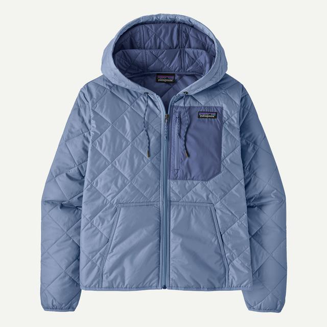 Patagonia Diamond Quilted Bomber Hoody Barnacle Blue