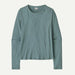 Patagonia Long Sleeved Rib Knit Top Blue Sage