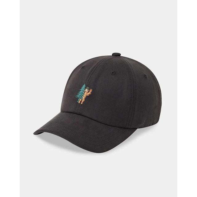 Tentree Tree Wave Sasquatch Tencel Peak Hat Meteorite Black Rubber