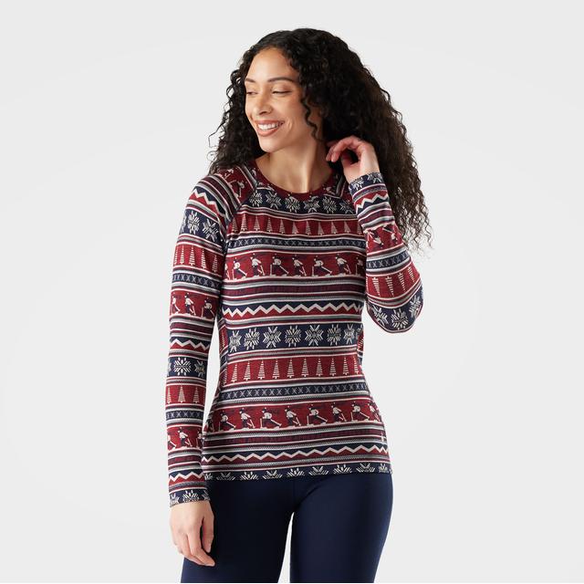 Smartwool Classic Thermal Merino Base Layer Crew Top Currant Alpine Apres
