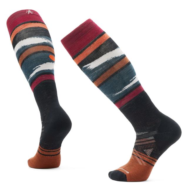 Smartwool Ski Midnight Ski Pattern Over The Calf Socks Black