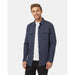 Tentree M Quilted Colville Shacket Midnight Blue Heather