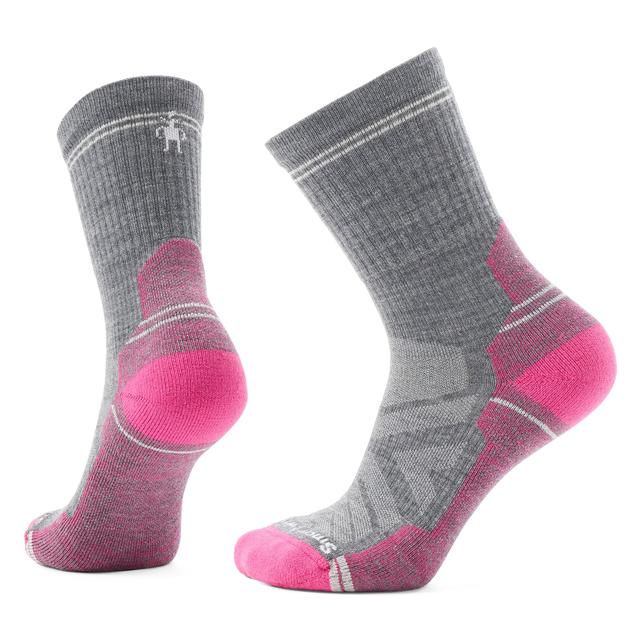 Smartwool Hike Light Cushion Crew Socks Power Pink