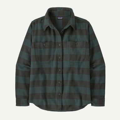Patagonia Fjord Flannel Shirt Old Growth Green