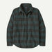 Patagonia Fjord Flannel Shirt Old Growth Green